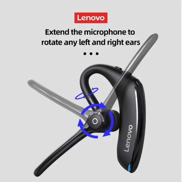 Lenovo BH2 Wireless Headphones Business Headset Sport Handsfree with Mic Rechargeable Standby Car Driving Bluetooth Earphones - Image 3