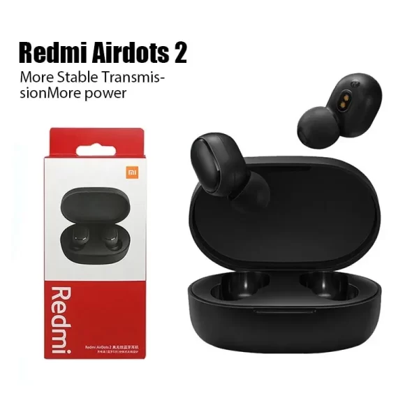 Xiaomi Redmi Airdots 2 Bluetooth Earphones Sport Music Gaming Outdoor Mini Wireless Headset with Mic Headphones In Ear Earbuds - Image 6