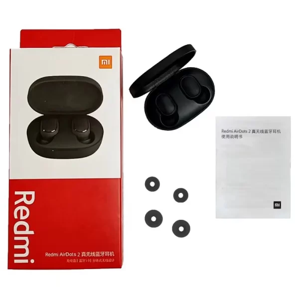 Xiaomi Redmi Airdots 2 Bluetooth Earphones Sport Music Gaming Outdoor Mini Wireless Headset with Mic Headphones In Ear Earbuds - Image 12