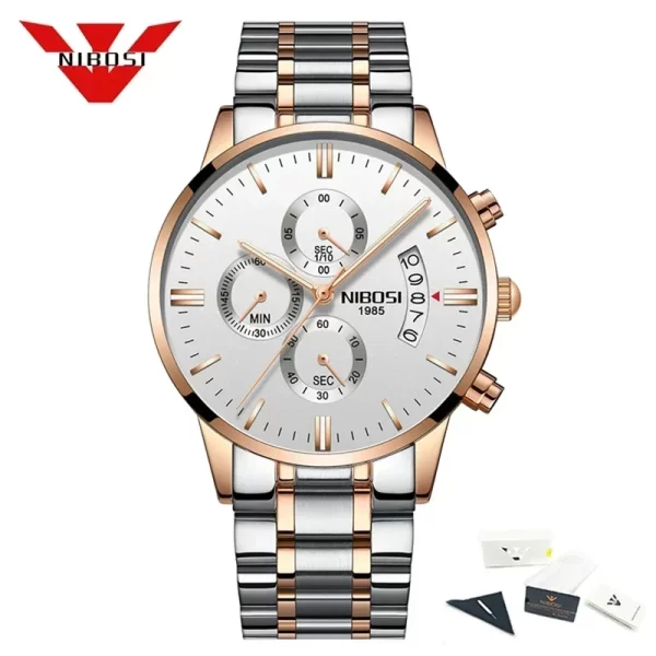 NIBOSI Relogio Masculino Luxury Men Watches Top Brand Men's Quartz Clock Waterproof Sports Chronograph Wristwatches Montre Homme - Image 15