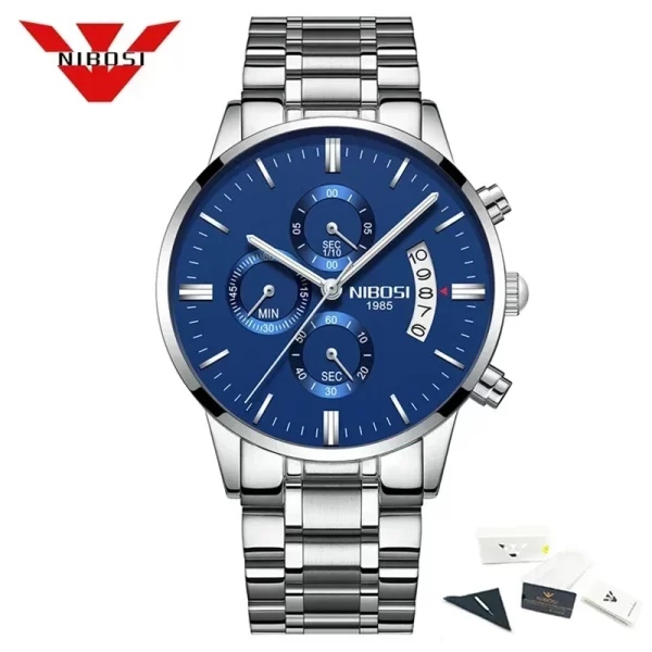 NIBOSI Relogio Masculino Luxury Men Watches Top Brand Men's Quartz Clock Waterproof Sports Chronograph Wristwatches Montre Homme - Image 13