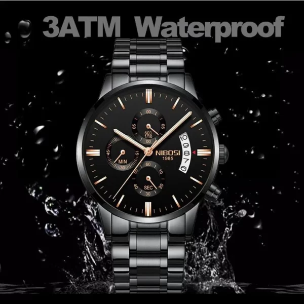 NIBOSI Relogio Masculino Luxury Men Watches Top Brand Men's Quartz Clock Waterproof Sports Chronograph Wristwatches Montre Homme - Image 3