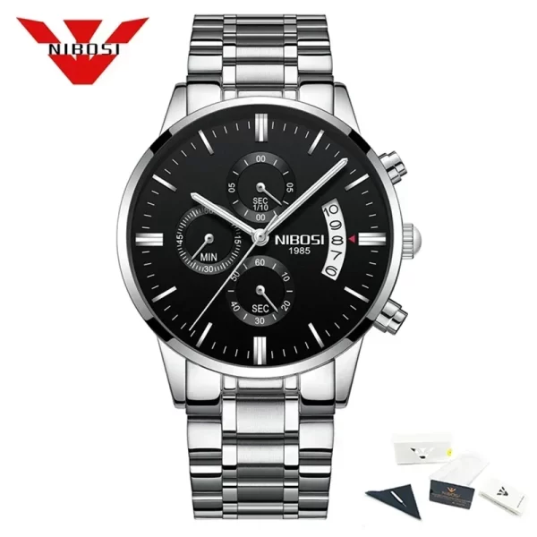 NIBOSI Relogio Masculino Luxury Men Watches Top Brand Men's Quartz Clock Waterproof Sports Chronograph Wristwatches Montre Homme - Image 10