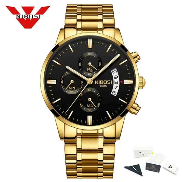 NIBOSI Relogio Masculino Luxury Men Watches Top Brand Men's Quartz Clock Waterproof Sports Chronograph Wristwatches Montre Homme - Image 8