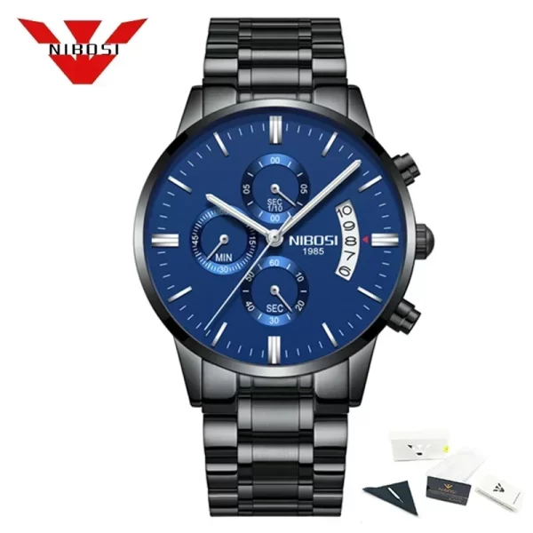 NIBOSI Relogio Masculino Luxury Men Watches Top Brand Men's Quartz Clock Waterproof Sports Chronograph Wristwatches Montre Homme - Image 14