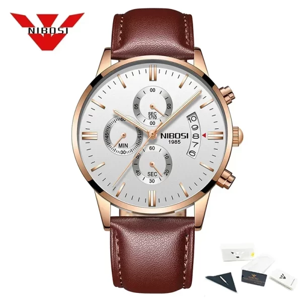 NIBOSI Relogio Masculino Luxury Men Watches Top Brand Men's Quartz Clock Waterproof Sports Chronograph Wristwatches Montre Homme - Image 18