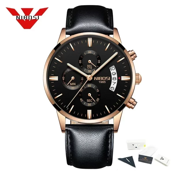 NIBOSI Relogio Masculino Luxury Men Watches Top Brand Men's Quartz Clock Waterproof Sports Chronograph Wristwatches Montre Homme - Image 19