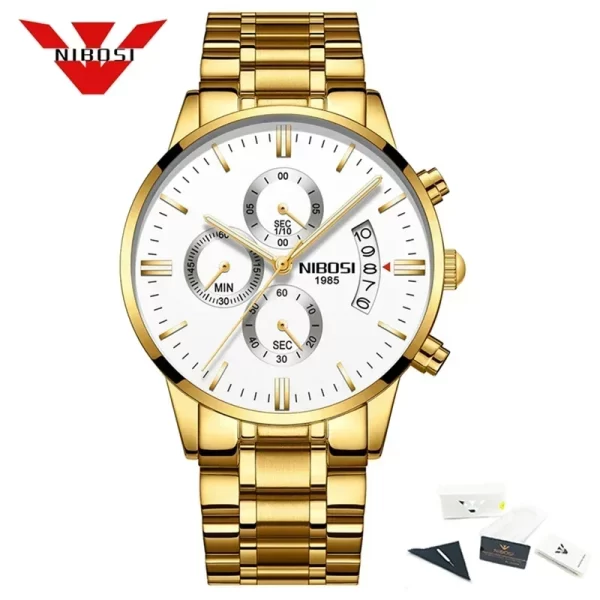 NIBOSI Relogio Masculino Luxury Men Watches Top Brand Men's Quartz Clock Waterproof Sports Chronograph Wristwatches Montre Homme - Image 7