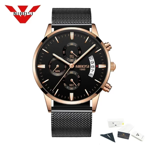 NIBOSI Relogio Masculino Luxury Men Watches Top Brand Men's Quartz Clock Waterproof Sports Chronograph Wristwatches Montre Homme - Image 27