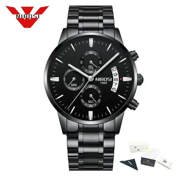 NIBOSI Relogio Masculino Luxury Men Watches Top Brand Men's Quartz Clock Waterproof Sports Chronograph Wristwatches Montre Homme - Image 12