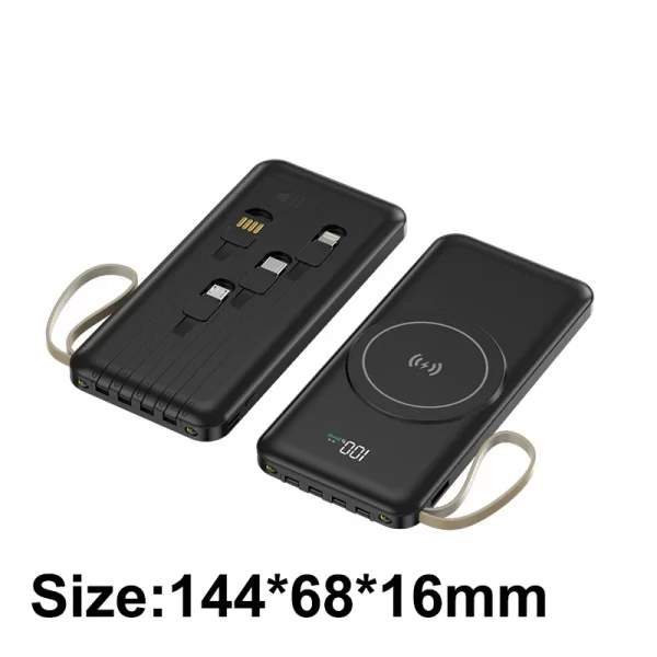 20000mAh Magnetic Qi Wireless Charger Power Bank - Image 6