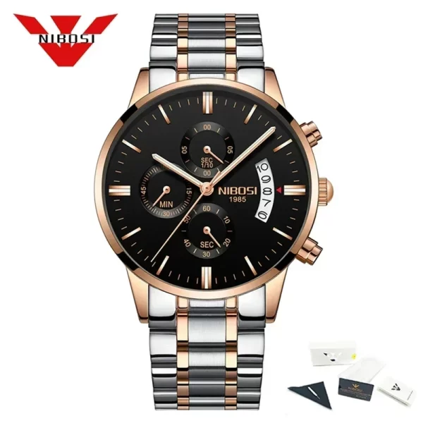 NIBOSI Relogio Masculino Luxury Men Watches Top Brand Men's Quartz Clock Waterproof Sports Chronograph Wristwatches Montre Homme - Image 16